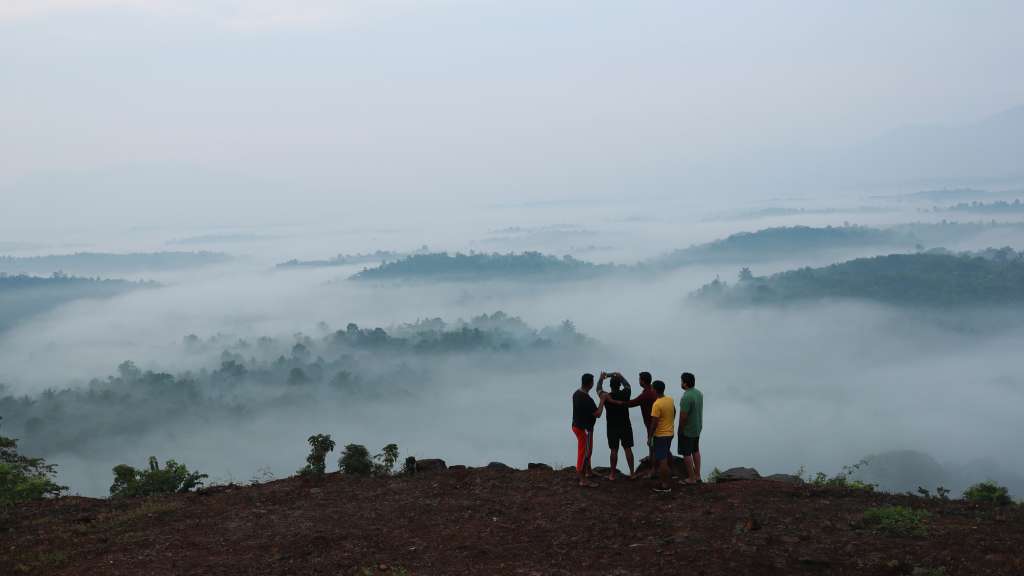 Towerhill above the cloud bed