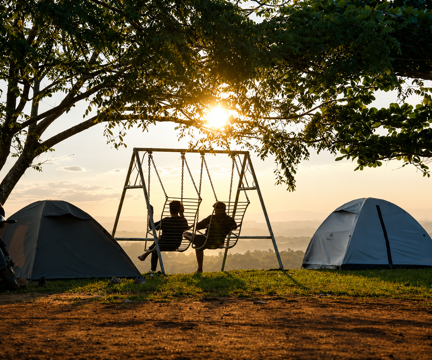 Tent camping experience at Towerhill